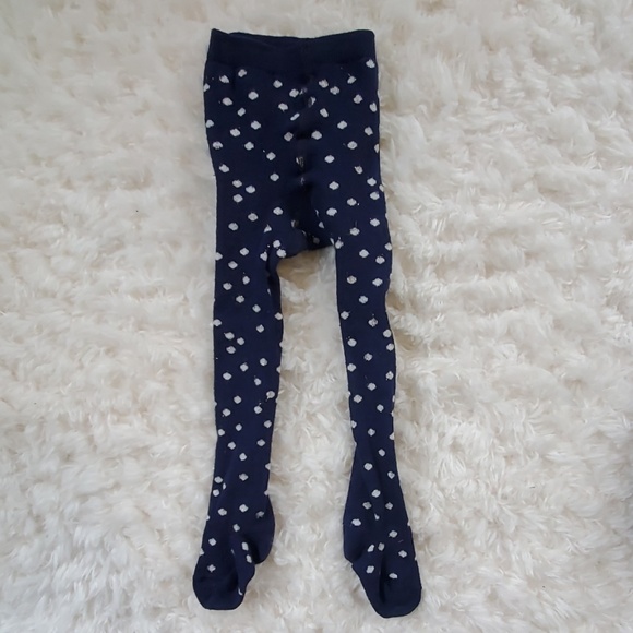 EUC Hanna Andersson Sparkle Holiday Dress & Tights - Picture 5 of 8